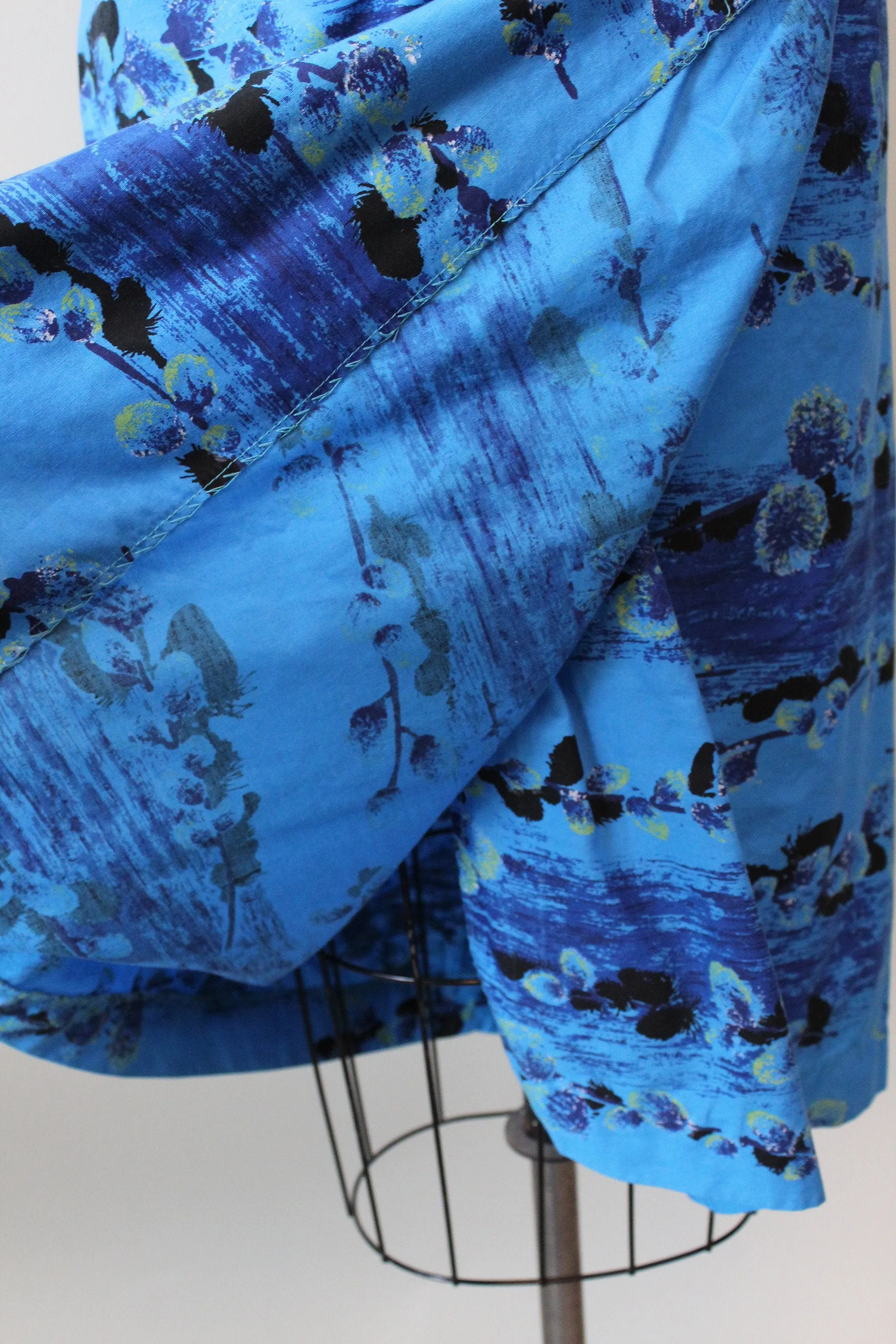 1950s PARADISE HAWAII sarong strapless HALTER dress xs | new spring