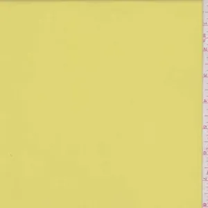 2 1/2 YD PC-Lemon Yellow Polyester Twill Suiting Fabric