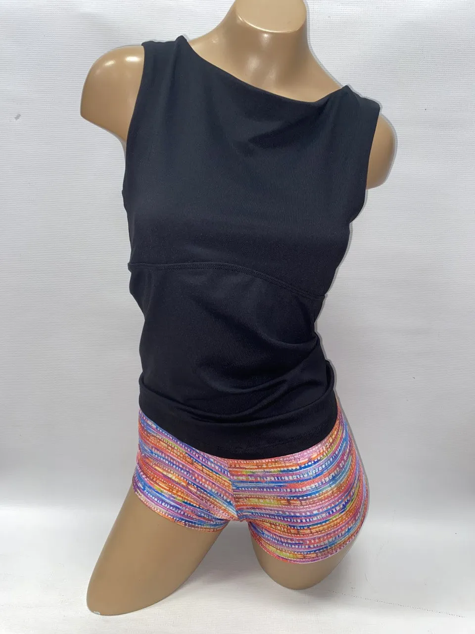 27825 2" Inseam Printed Metallic Shorts