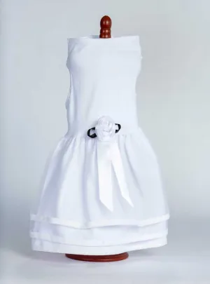 428D White Tulle Dress