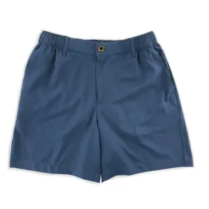 6" Solid Swim Trunks-Half Elastic Waistband - Water Funnd