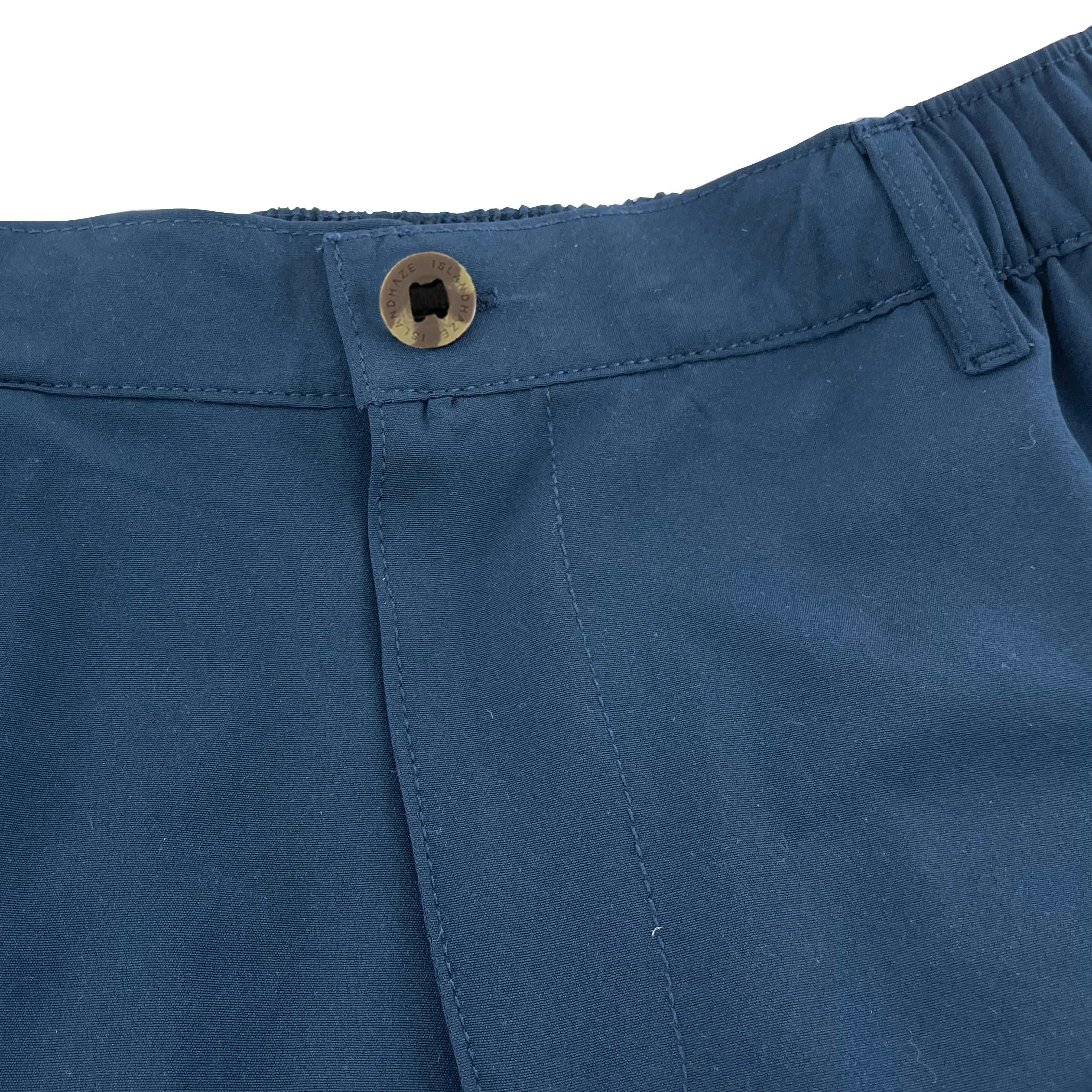 6" Solid Swim Trunks-Half Elastic Waistband - Water Funnd