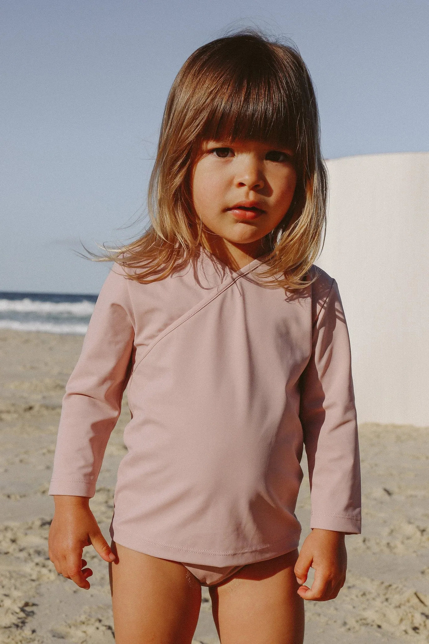 Ada Kids Unisex Rash Shirt - Rose