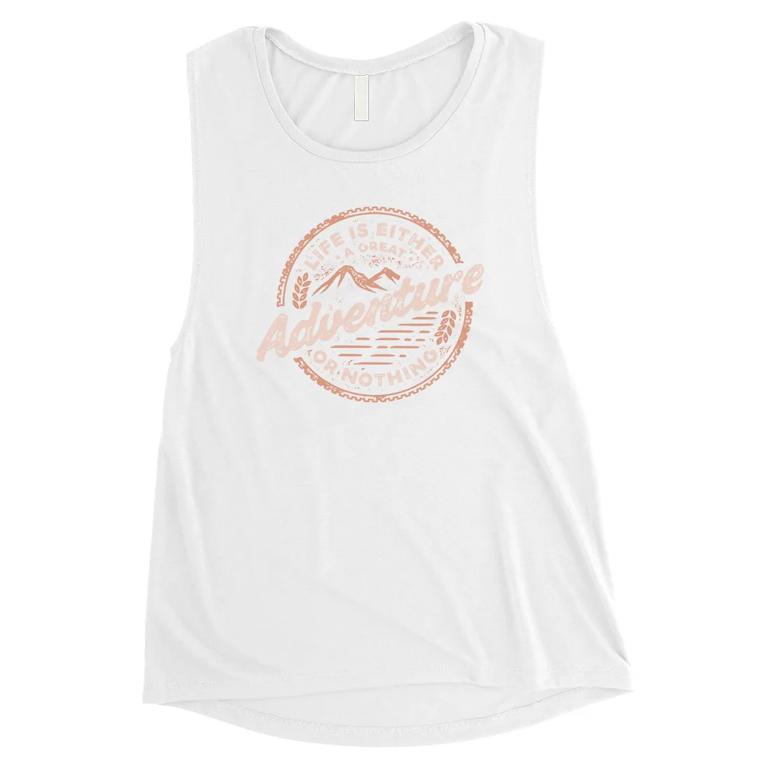 Adventure Or Nothing Womens Muscle Shirt