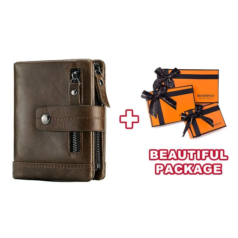 Antimagnetic Multicolor European And American Men's Wallet