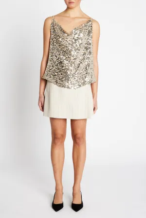 ApricotBBErica nederdel-shorts - Light Grey stripes