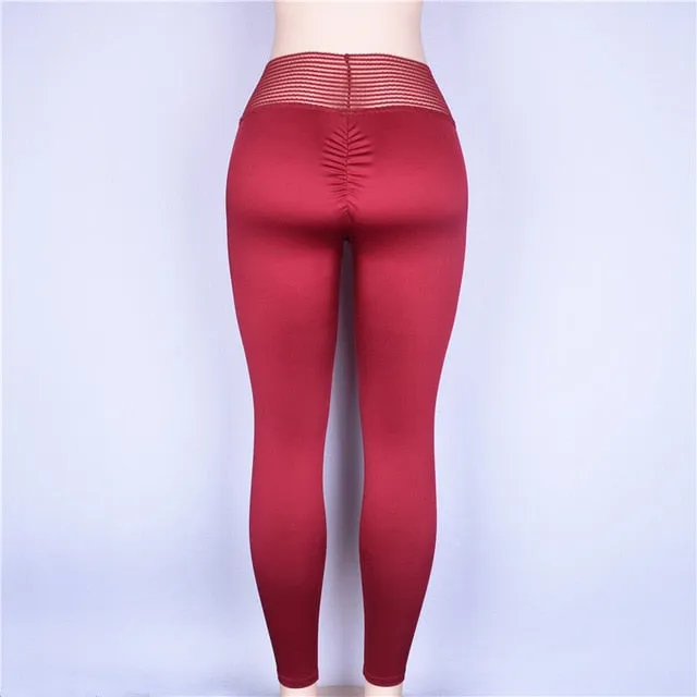 Autumn Winter Push Up Leggings Women Sexy Sportswear Leggins Workout Fitness High Waist Sporting Legins