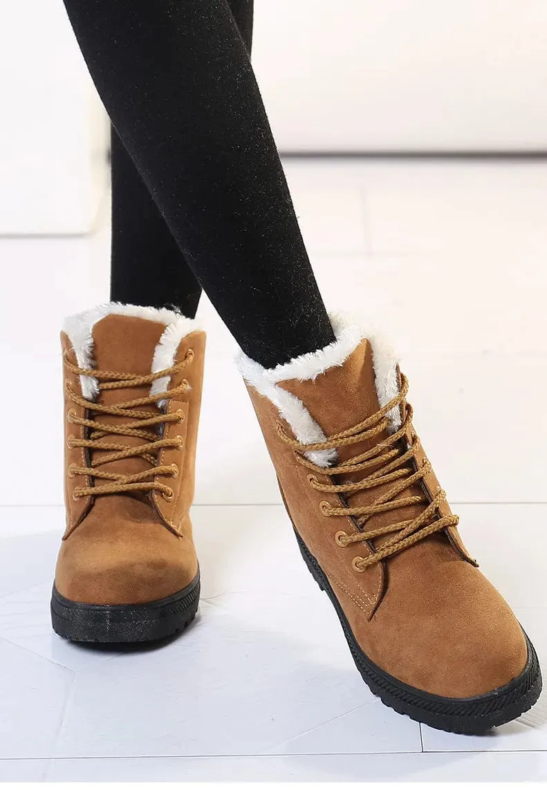 Ava Fur Ankle Boots