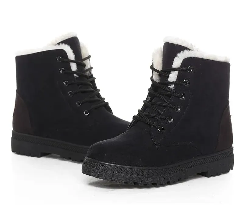 Ava Fur Ankle Boots