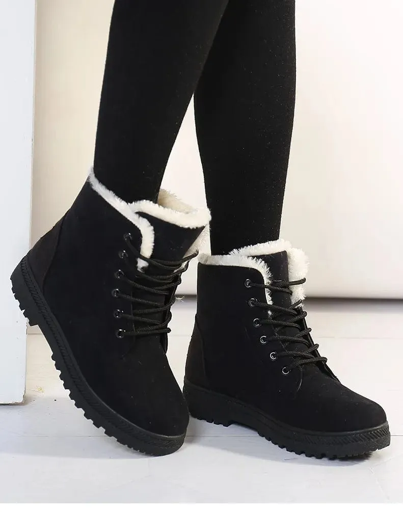 Ava Fur Ankle Boots