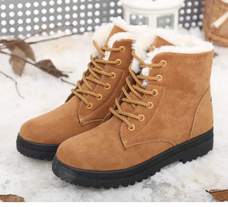 Ava Fur Ankle Boots