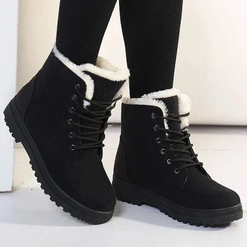 Ava Fur Ankle Boots