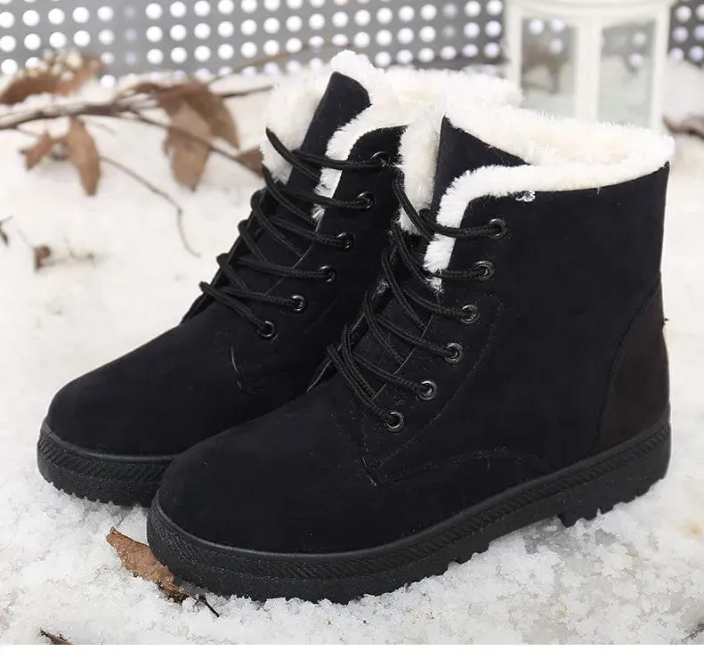 Ava Fur Ankle Boots