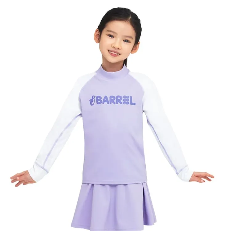 Barrel Kids Essential Rash Guard-LAVENDER