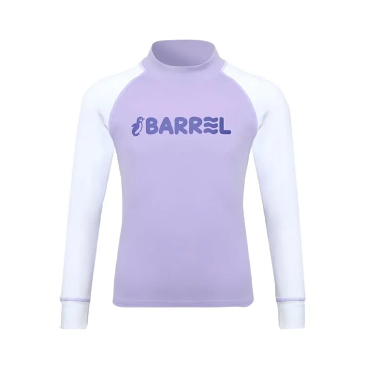 Barrel Kids Essential Rash Guard-LAVENDER
