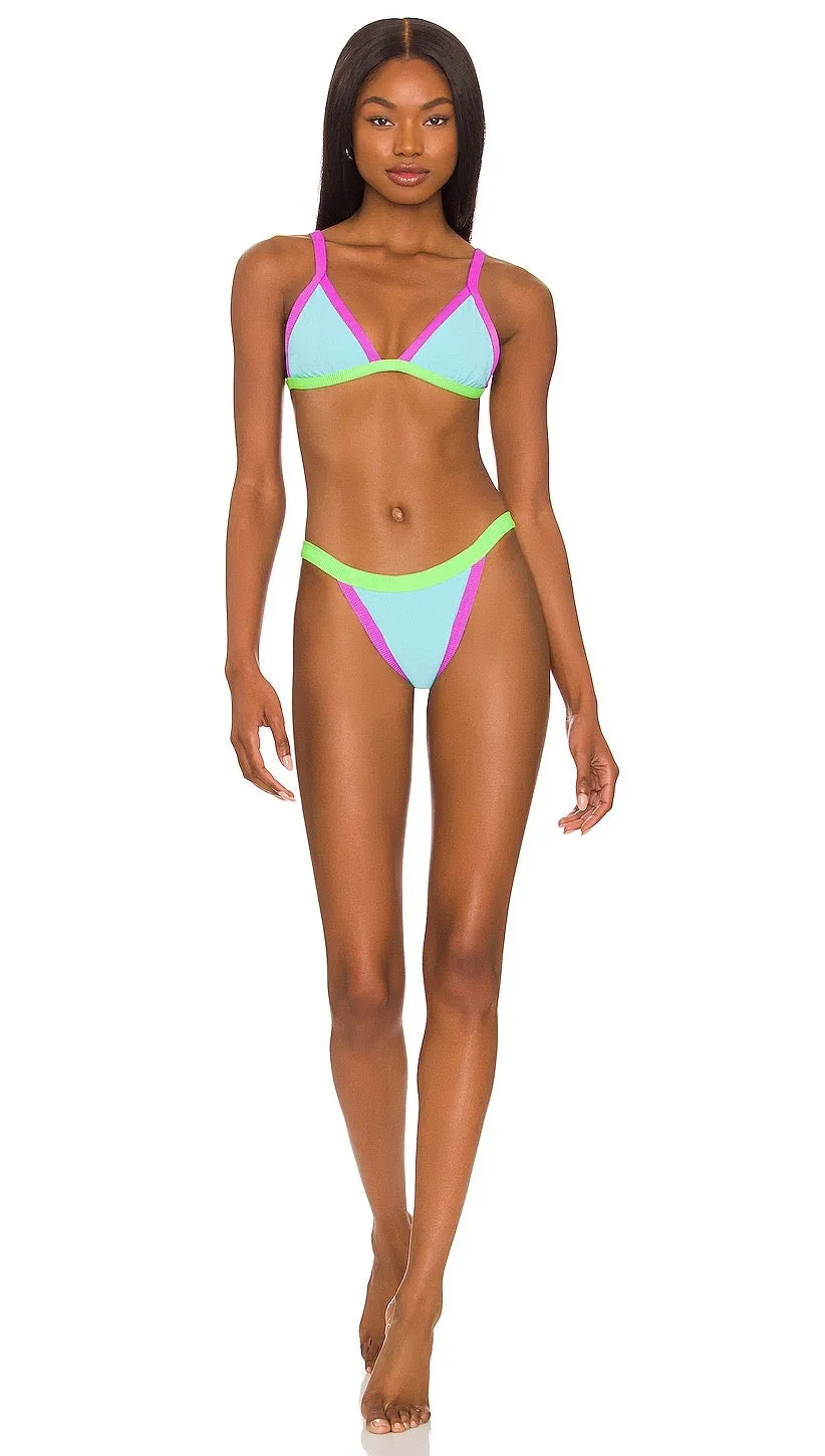Beach Riot Becca Bikini Bottom Cool Fluorescents