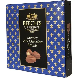 Beechs Milk Chocolate Brazils 90g Gift Box - 12 Count