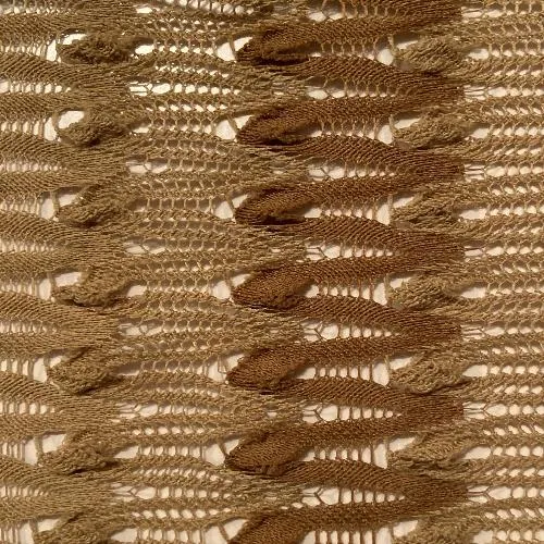 Beige/Camel | Heavy Crochet Lace Knit - SKU 3620 #S193