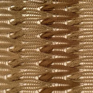 Beige/Camel | Heavy Crochet Lace Knit - SKU 3620 #S193