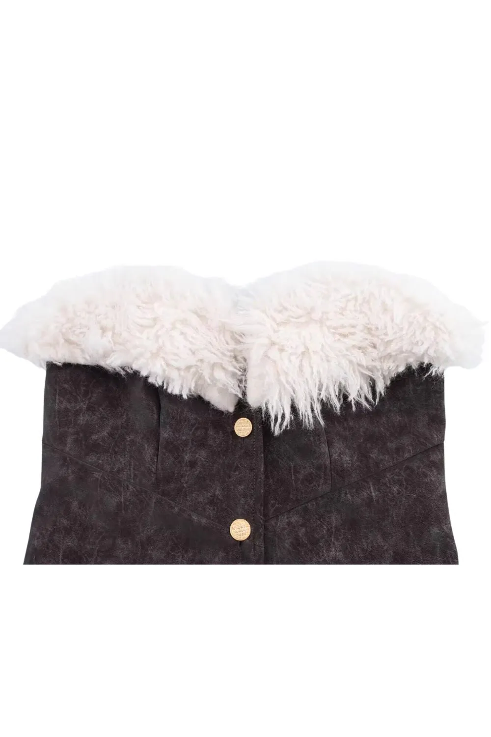 ‘Bella’ Faux Fur Trim Camisole