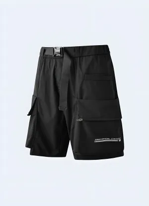 Black Cargo Shorts