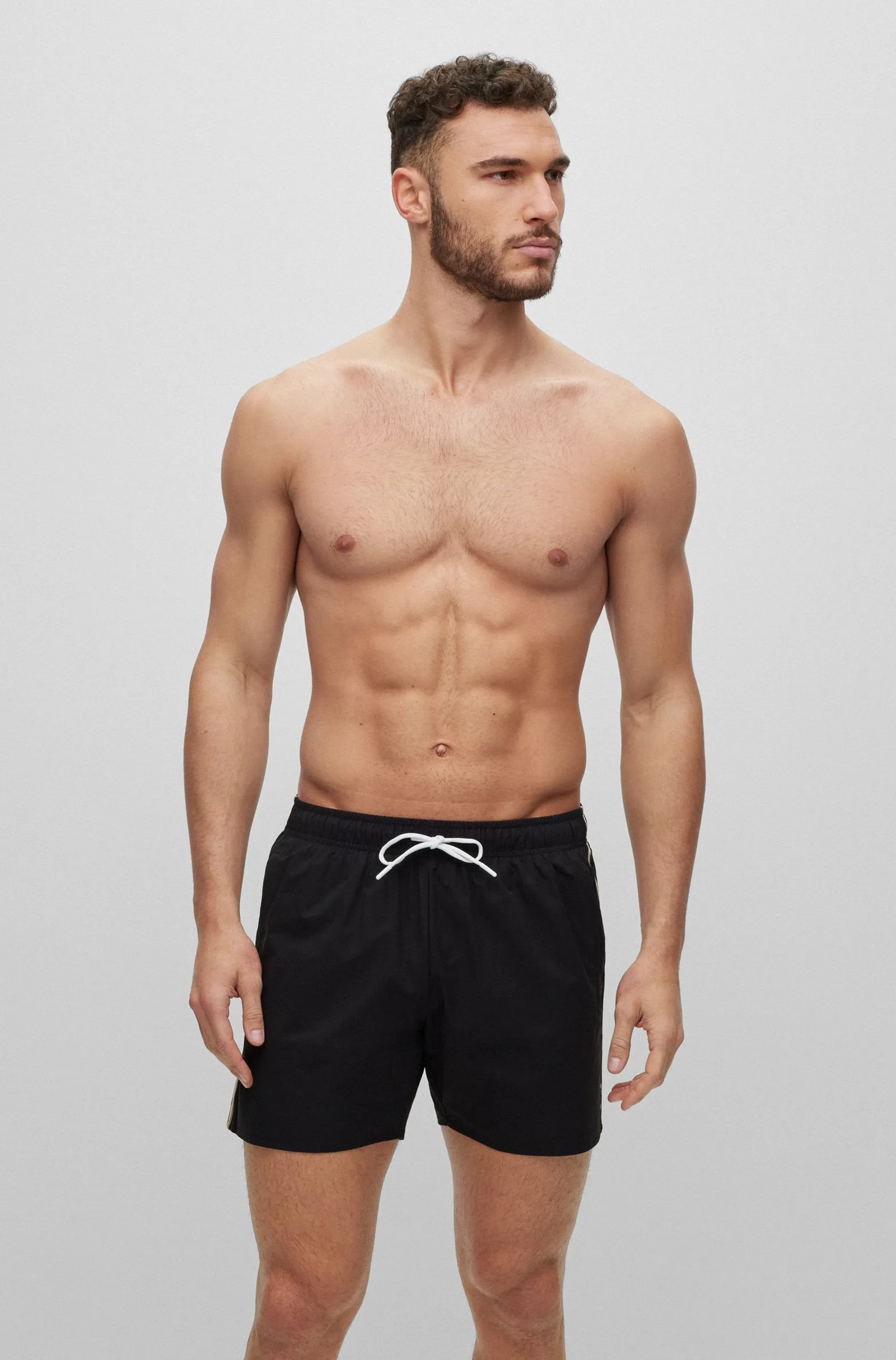 BOSS Black Iconic Swim Shorts 10239741 001 Black
