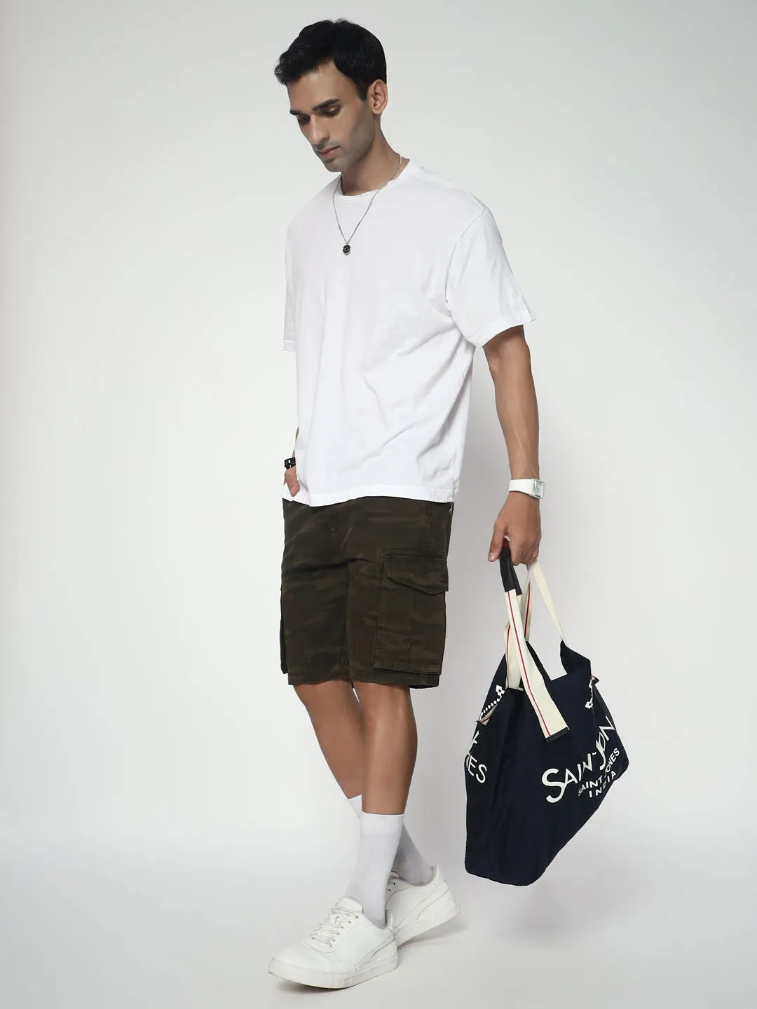 Camouflage shorts(Look two)