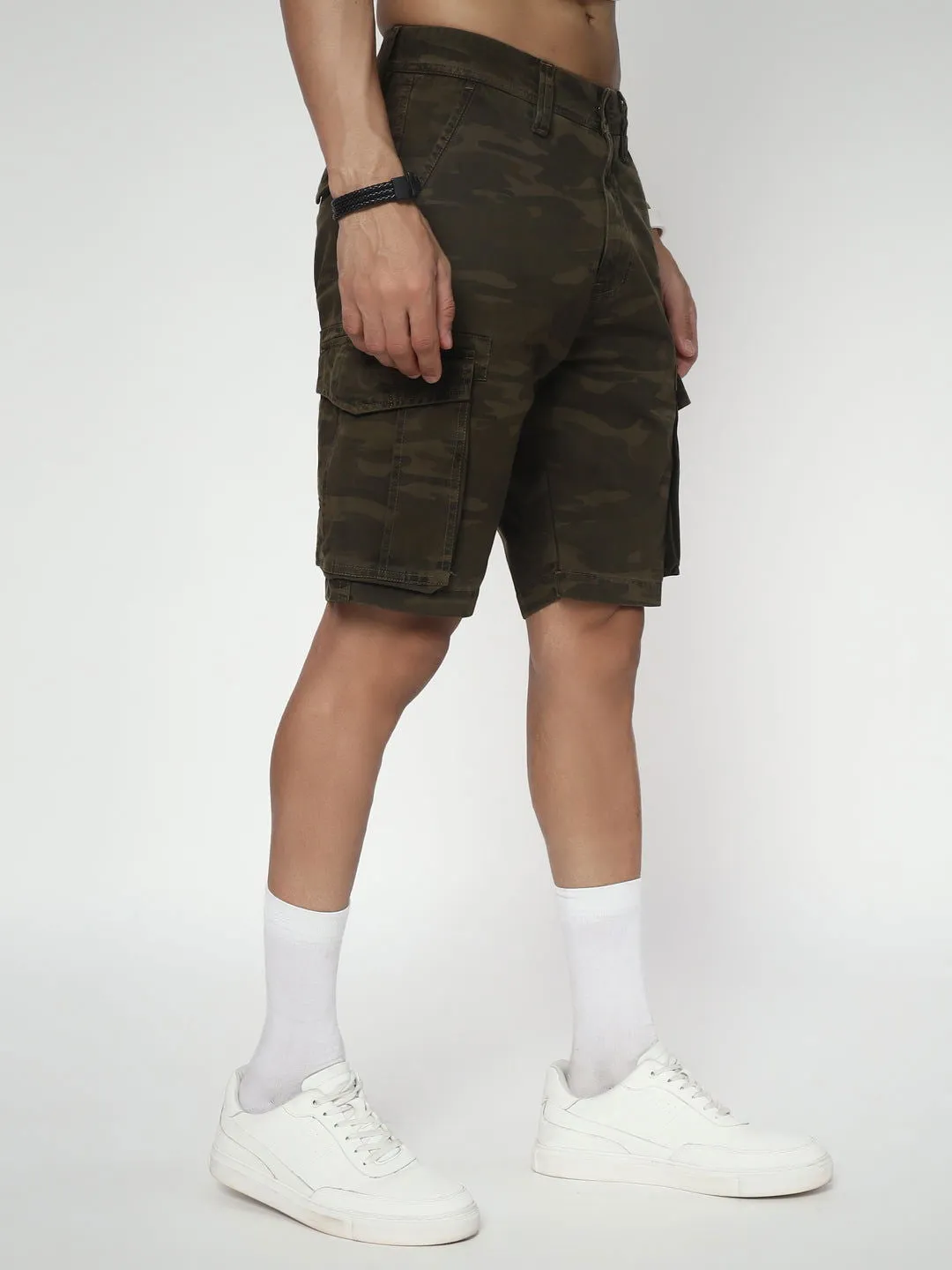 Camouflage shorts(Look two)