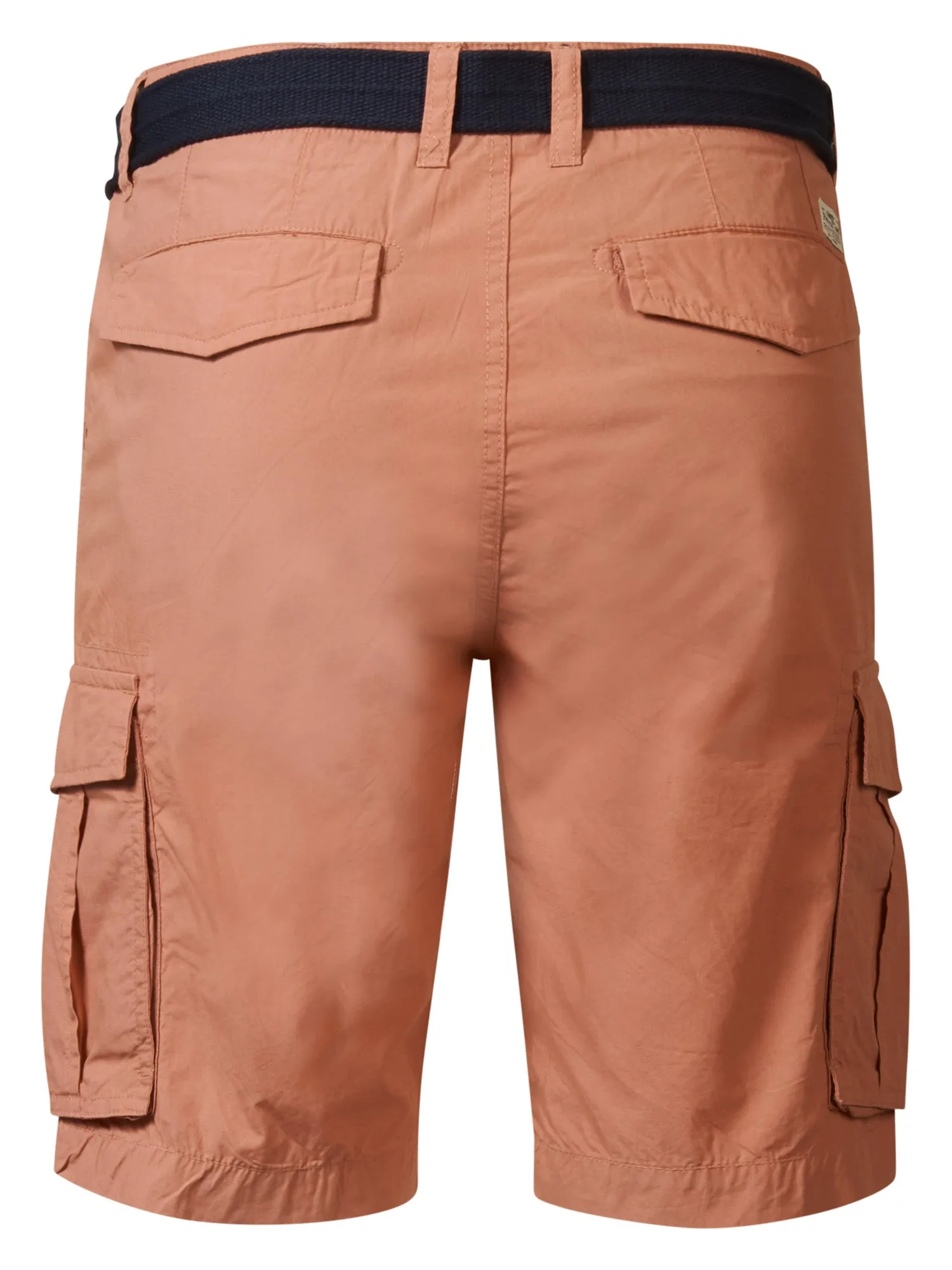 Cargo Shorts with Belt Poplin