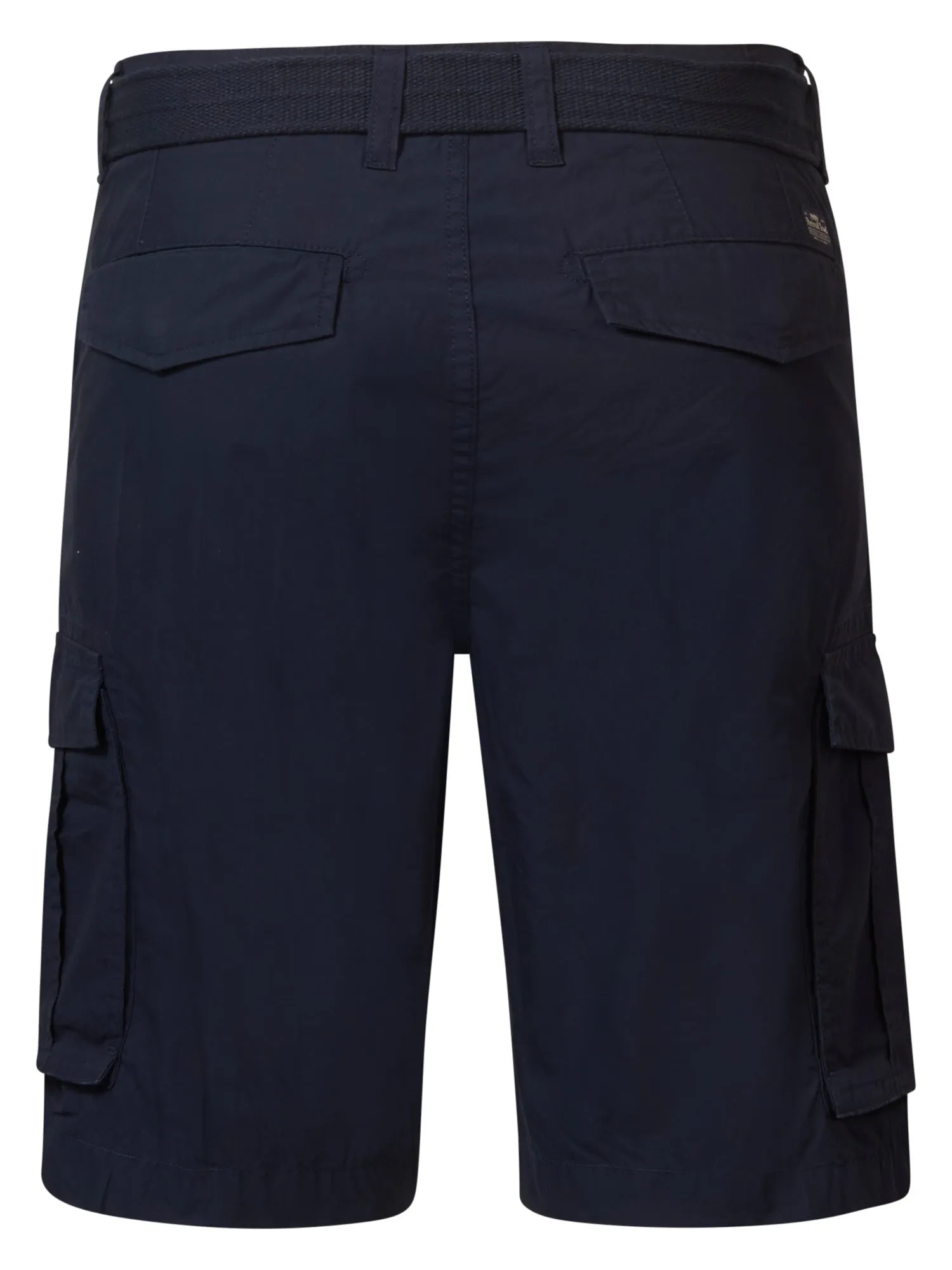 Cargo Shorts with Belt Poplin