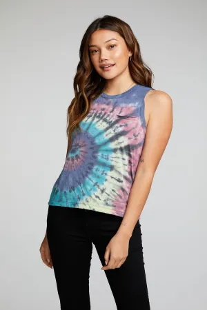 Chaser Rpet Vintage Jersey Low Armhole Pocket Muscle