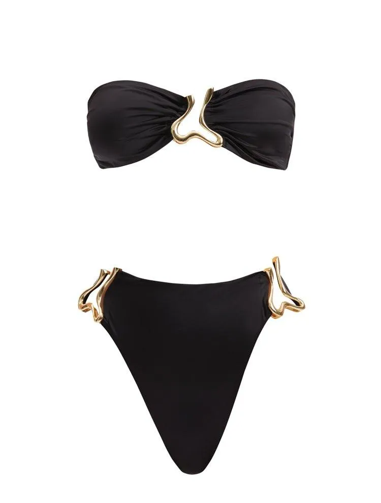 Clyde Black Bikini Set
