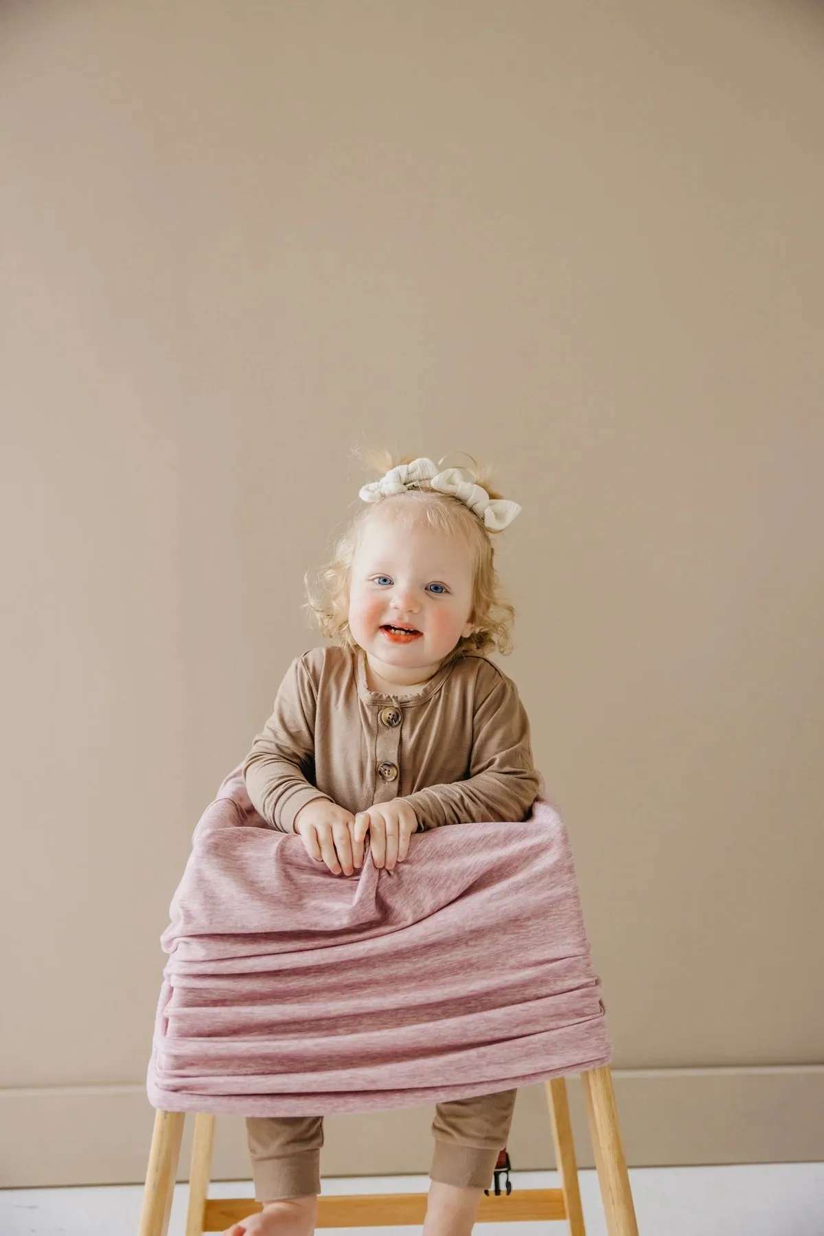 Copper Pearl Knit Car Seat Cover / Maeve