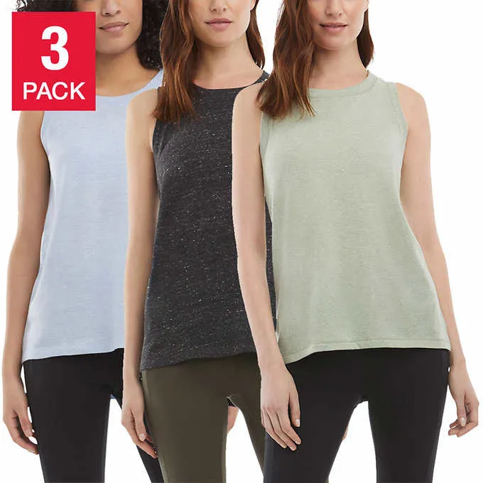 DANSKIN Crew Neck Tanks