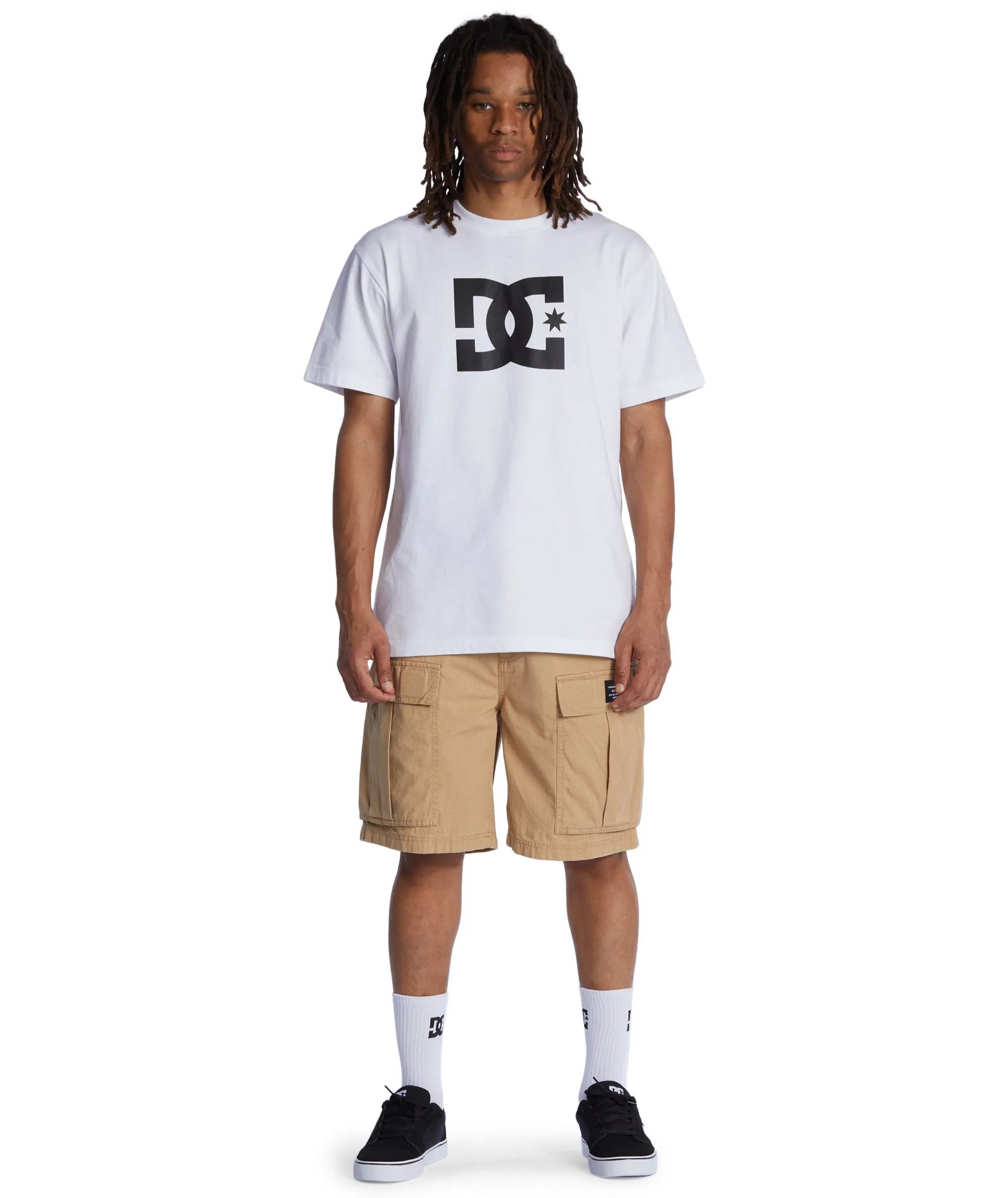 DC Shoes Mens Tundra Casual Multi Pocket Mid Length Cargo Shorts