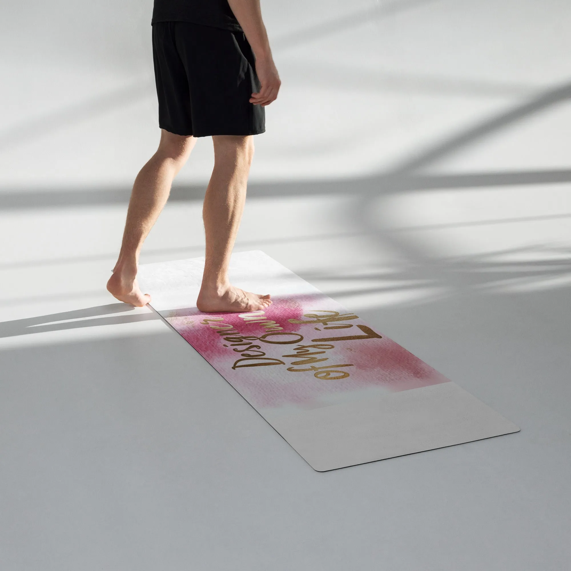 DUO MODERN "Designer Of My Own Life" Yoga Mat