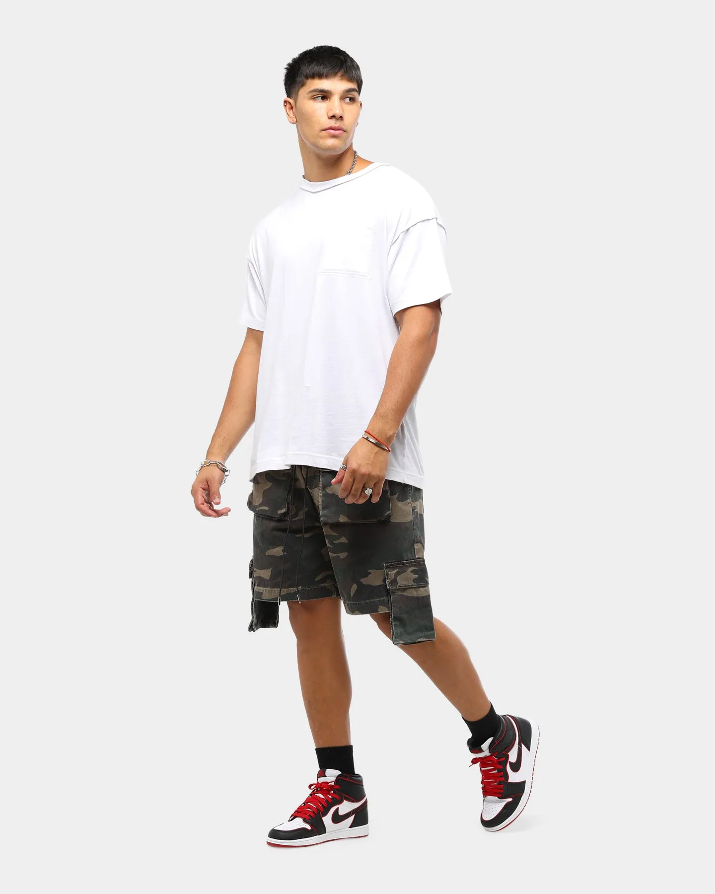 ENES Kraven Cargo Shorts Woodland Camo