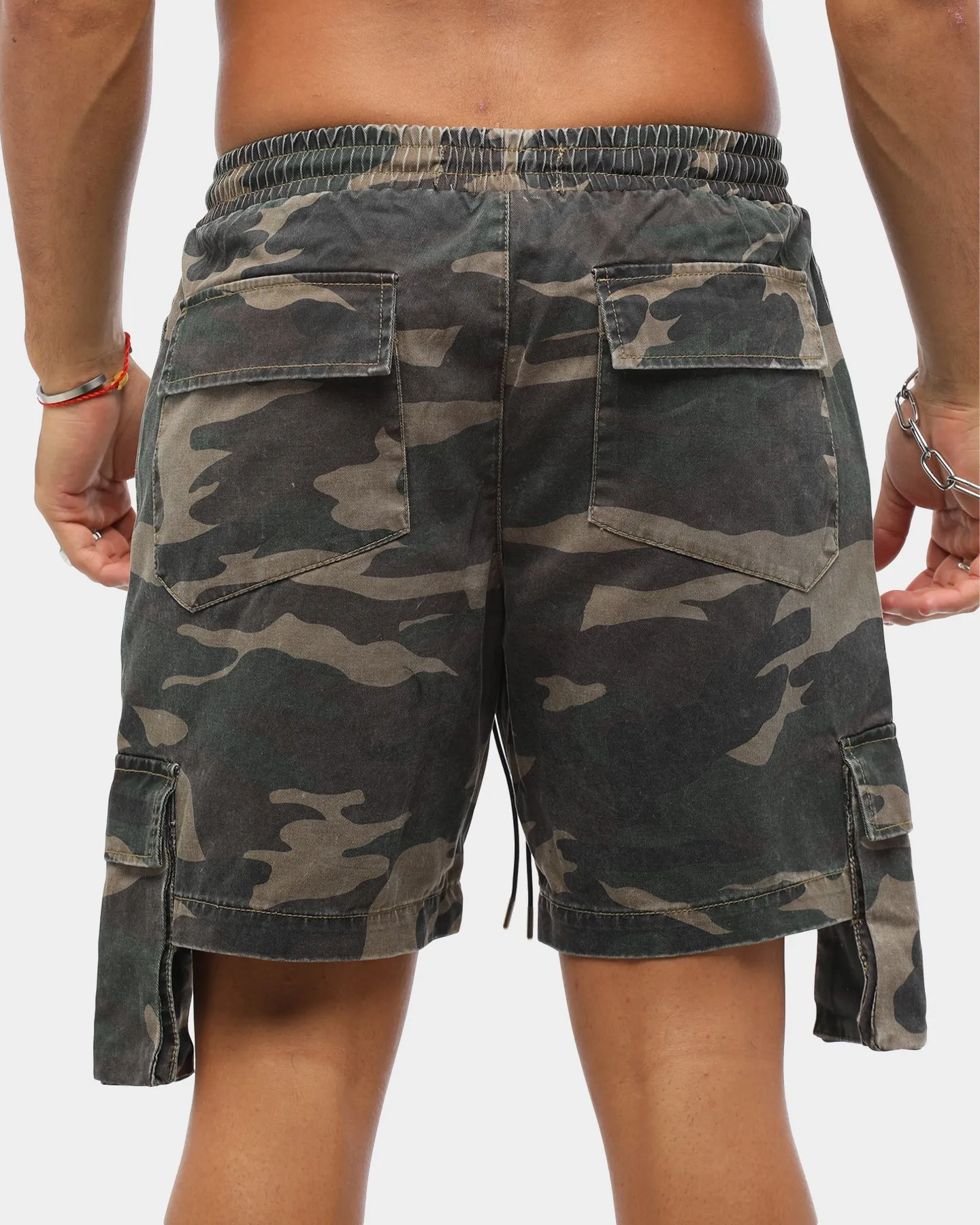 ENES Kraven Cargo Shorts Woodland Camo