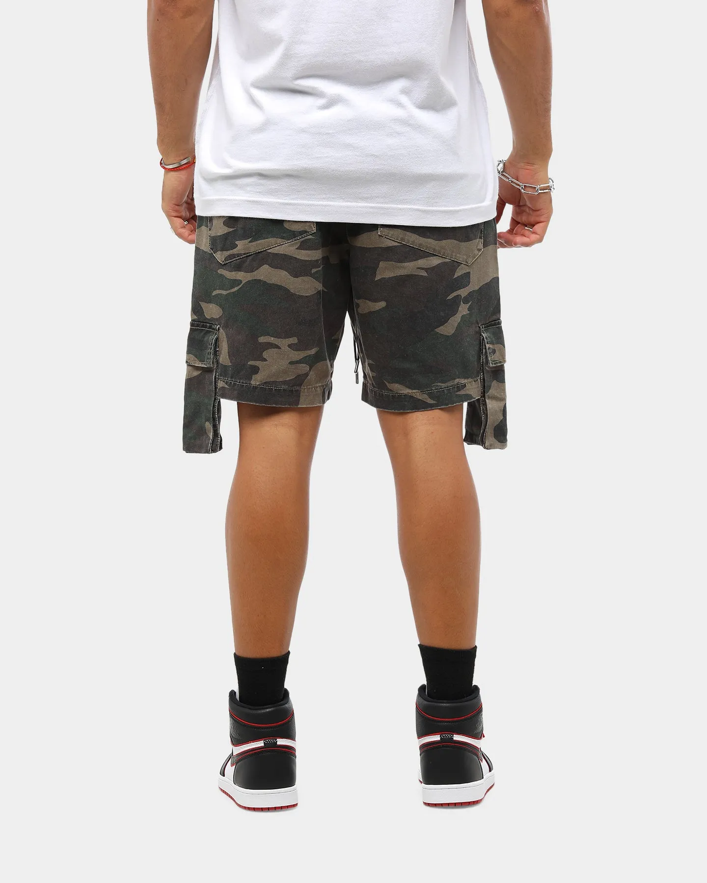 ENES Kraven Cargo Shorts Woodland Camo