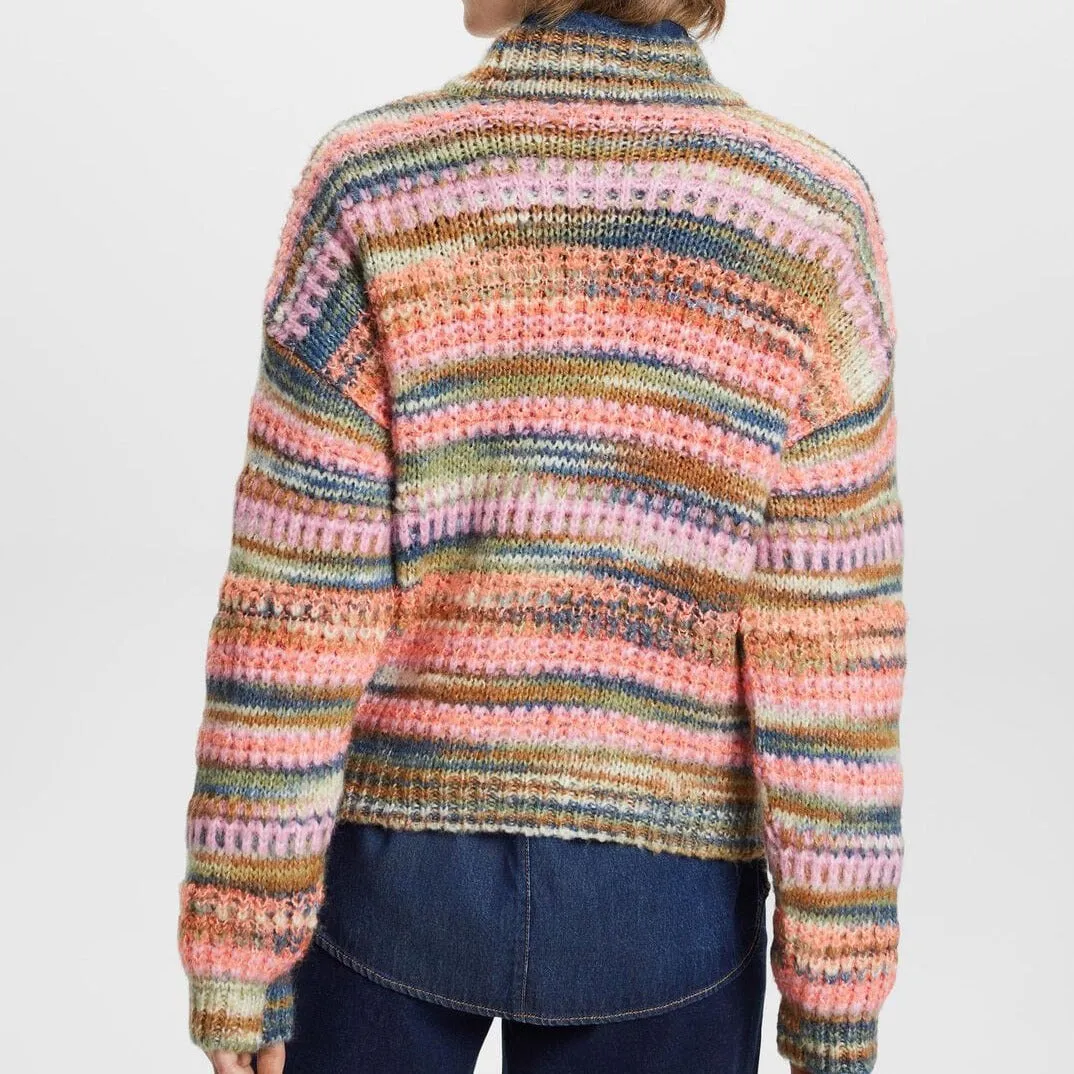Esprit Striped Wool-Blend Sweater