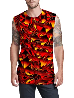 Fire Chromatic Melt Men's Muscle Tank