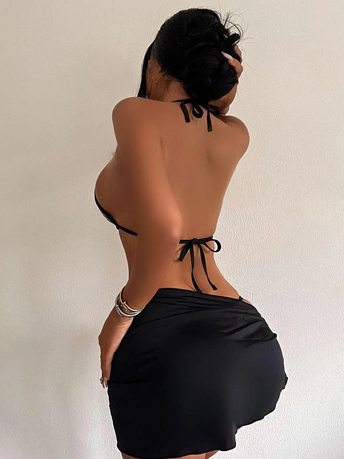 GFIT® New Sexy Three-piece Cover Up Bikini Sets