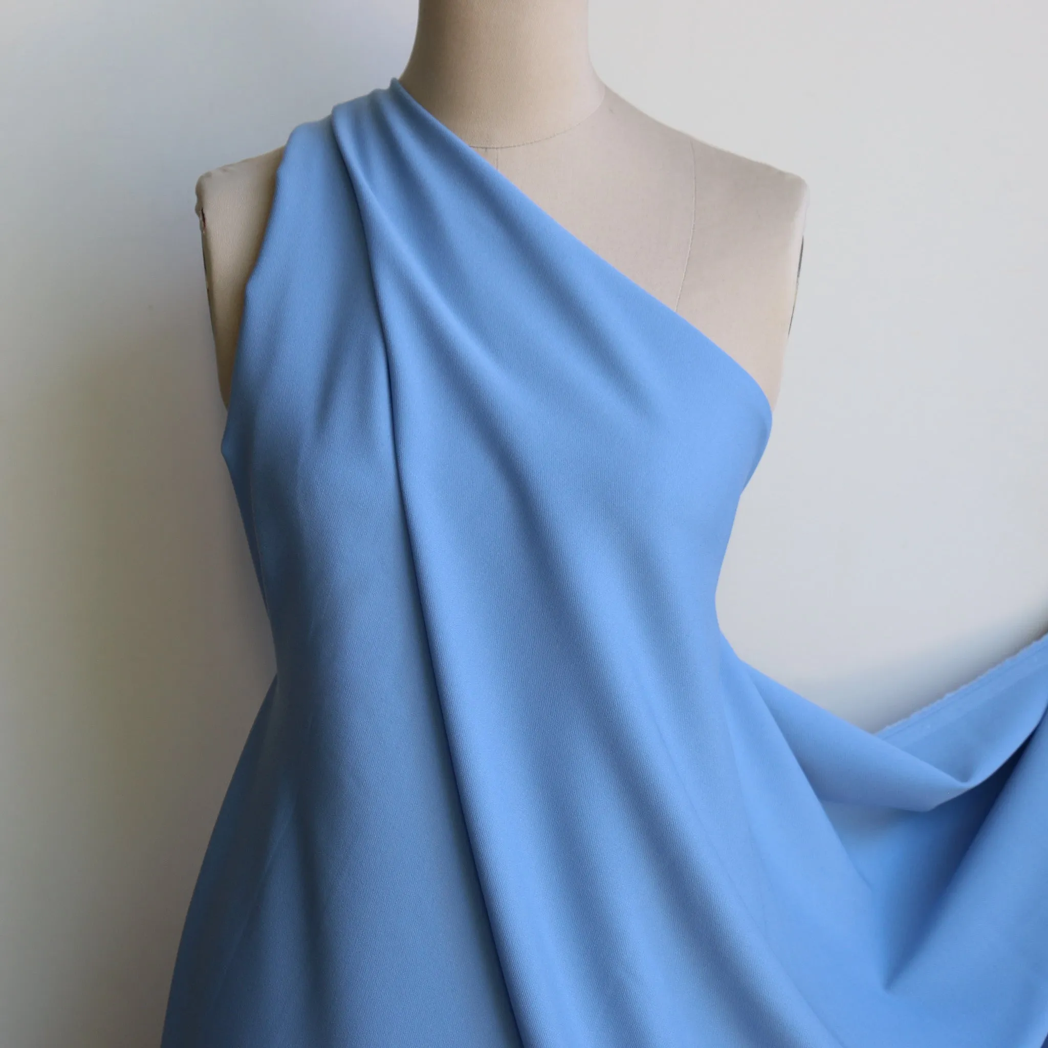 Gisella Sky Wool Twill