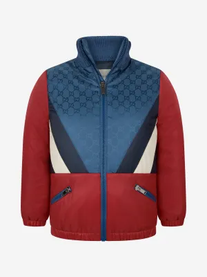 Gucci Boys and Blue GG Windbreaker Jacket