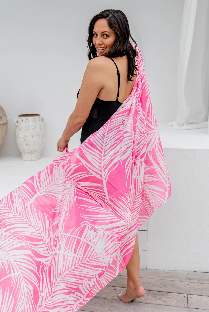 Island View  Printed Cotton Sarong Pareo