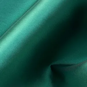 Jade Green Crisp Polyester Mikado Twill