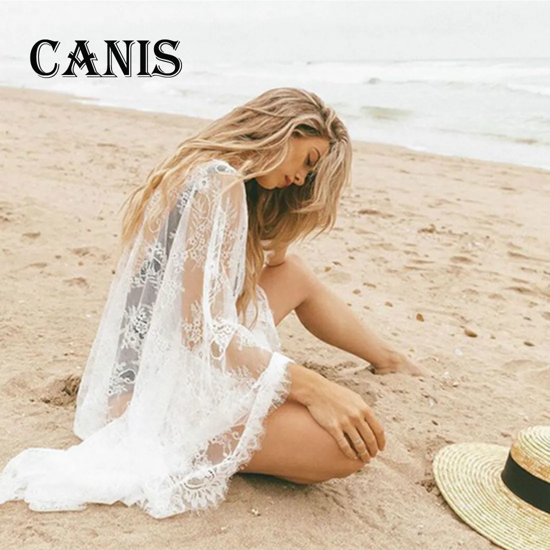 Lace beach cover Up