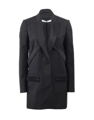 Long Tuxedo Blazer