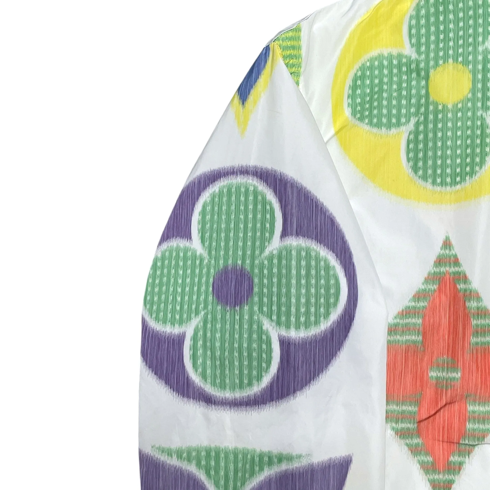 Louis Vuitton Flower Monogram Windbreaker Jacket White Multicolor Pre-Owned