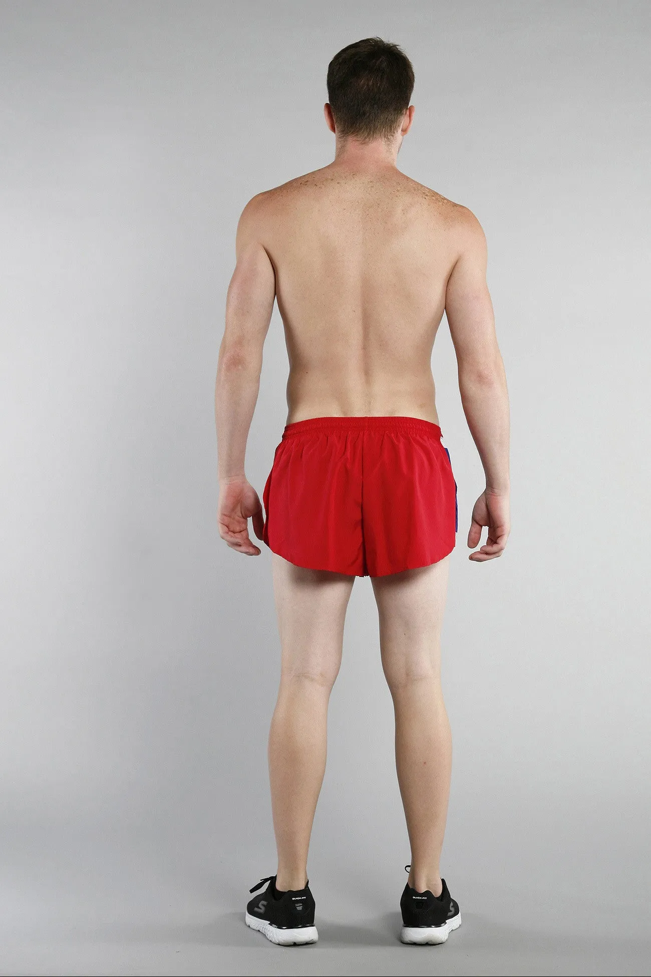 Men's 1" Elite Split Shorts- Wyoming